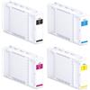 ABC Set di 4 cartucce compatibili per Epson T41F 350 ml per Surecolor SC-T3400 SC-T3400N SC-T3405 SC-T3405N SC-T5400 SC-T5405