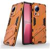 TingYR Cover per Xiaomi 13 Lite Cover, Supporto Pieghevole, Cover Telefono Antiurto in TPU/PC, Custodia per Xiaomi 13 Lite.(Arancia)