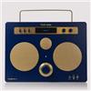 Tivoli Audio Songbook MAX, Premium Bluetooth Sound System with FM, 1/4 Auxiliary Input and Built-in Preamp (Blu/Oro)