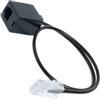 Generic Adattatore da linee telefoniche a Ethernet, convertitore jack da 35,5 cm, cavo di rete a telefono, cavo adattatore per telefono, fax