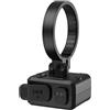 fesoklaf Pulsante multimediale Bluetooth wireless IPX6 Telecomando impermeabile per manubrio della bici del motociclo Supporto per manubrio Siri Voice Assistant Telecomando wireless ricaricabile per iPhone