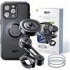 SP CONNECT Moto Bundle II AVM Xtreme | SPC+ | Supporto compatibile con iPhone 16 Pro Max | Supporto per cellulare da moto | Supporto per smartphone | Accessorio anti-vibrazione per motorino e