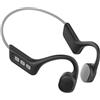 SAIET - Cuffie Conduzione Ossea Bluetooth EAR FREE - Auricolari Running, Ciclicsmo e Piscina Waterproof - 8h di Ascolto Musica