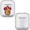 Head Case Designs Licenza Ufficiale Harry Potter Gryffindor Stemmi E Scudi Trasparente Dura Cristallina Compatibile con Apple AirPods 1 1st Gen / 2 2nd Gen Charging Case
