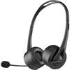 Sctecoau -T490 BT V5.3 Cuffie con Microfono Cuffie HiFi Wireless Montate Testa Cuffie per Chiamate in Vivavoce per Call Center Ufficio A