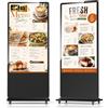 YIXZSWD Monitor Pubblicitario, 65 Pollici UHD Digitale Display interna, FHD Schermo Pubblicitario, Supporto USB/HDMI/WiFi/Android OS, Adatto per Ristorante, Negozi, Centro Commerciale