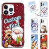 Stradvnaly Natalizia Cover Personalizzata per Xiaomi Redmi 13C 6,74, Silicone TPU Custodia con Christmas Santas Alce Neve Disegni Personalizzabile Testi Disegni Custom Case per Ragazzo Donna