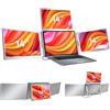 docooler Estensione Schermo Laptop da 14 1200P FHD 16:10 Monitor Portatile quadruplo 1 Cavo per 3 schermi Estensione Monitor Pieghevole per Laptop da 12-17,3