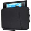 CaseDeer Custodia impermeabile per tablet XP-Pen Deco 01 V2/Artist12 Pro, Huion H610 Pro/HS610 HS611, UGEE M708, Wacom One, GAOMON PD1161, nero