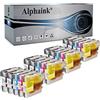 alphaink 20 cartucce compatibili con Brother LC-980 LC-1100 per stampanti Brother DCP 190, 383C, 385C, 585CW, 387C, 395C, 395CN, 6690CW, J615W, J715W, 380 - MFC 5895CW, 490CW, 295CN, 290C, 255CW