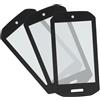 Drhomeam Confezione da 3 pellicole proteggi schermo per Garmin Edge 1050, in vetro temperato, trasparenti, con bordo nero
