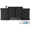 Audiosystem® BATTERIA COMPATIBILE per MACBOOK AIR 13 A1466 A1369 A1496 A1405 A1377 Con Capacità 7200MaH MC503LL MC504LL MC965LL MC966LL MD232LL MD760LL MD761LL MD760LL MD761LL MJVE2LL MJVG2LL