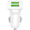Generic Adattatore per caricabatterie da auto Caricatore per auto USB a 2 porte Uscita ad alta velocità Alimentazione sicura | Cablaggio per auto USB facile da viaggio per ricaricare veicoli, smartphone