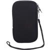 Generic Custodia portatile in neoprene per cellulare, morbida, antiurto, per prevenire le cadute, organizer impermeabile (17 cm, nero)