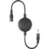 Uikdjgu 72 Ore di Riavvio Automatico per Router WiFi/Bridge Ripetitore/Reset Cat Resposto DC5V-15V Nero