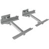 Drall Altoparlante per Montaggio a Parete (Grigio Argento) Superficie Liscia ingrandibile Metallo Modello: BH2S