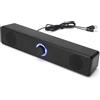 Sctecoau Soundbar PC Cablata/Fili Altoparlante Bluetooth Alimentato Via USB per TV PC Laptop Audio Home Theater per Giochi