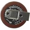 SIMPLETEK - Batteria VL1220-1HFE a Bottone 3V Pila con Connettori da Saldare 180° Contatti Angolati (1 pezzo)