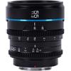 SIRUI Night Walker 55mm T1.2 Obiettivo Cine Formato S35, Grandangolo a Fuoco Manuale con Ampia Apertura, per Fotocamere L-Mount, Compatibile con S5II, S5IIX, BS1H, fp L, fp, SL3, SL2-S(MS55L, Nero)