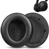 Generic Cuscinetti di ricambio compatibili con cuffie Anker Soundcore Space Q45, cuscinetti auricolari con pelle proteica, nero