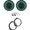 IPNOSIS Kit 2 Casse IP-01165 per Fiat Punto 2 Serie (188) - Grande Punto - Punto Evo (199) con 2 Supporti Anteriori,2 Connettori