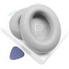 Laifzen Lambskin Bose NC700 NC 700 - Cuscinetti di ricambio in vera pelle di pecora per casco antirumore, colore: grigio argento