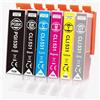 AQree Cartucce d'inchiostro compatibili PGI-530 per Canon TS8750 TS8751 PGI-530 CLI-531 (confezione da 6)