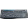 YongMai Copertura per tastiera in silicone per Logitech K200 K260 K270, copertura per tastiera Logitech K200 K260 K270 ergonomica, tastiera wireless MK200 MK260, impermeabile, antipolvere