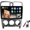 PLKEQS Android 15 Autoradio SAT Navi per S-ubaru Forester (2004-2008) Lettore multimediale Touchscreen da 9 Pollici con Wireless Carplay GPS Navigazione FM RDS Bluetooth 5G-WiFi SWC DSP,M300s