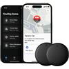 AOBUJDUB GPS Tracker Per Auto, (Android/Apple) Gps Senza SIM, GPS Auto Localizzatore Compatibile Con Apple Find My App Per Bambini(Android-Paquet de 2)