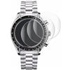 savvies 4 Pezzi Full-Screen Pellicola Protettiva per Omega Speedmaster Reduced (39 mm) Full Cover Pellicola Copertura [Trasparente, 3D Curved]