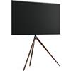 FITUEYES Supporto TV da Pavimento per 43 48 50 55 65 Televisore Porta TV da Terra Massima 40 kg Regolazione Altezza VESA 100x100-400x400mm Serie Picasso