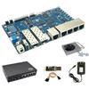 WayPonDEV Banana Pi BPI-R3 Wi-Fi 6 OpenSource Wireless Dual Band OpenWRT Router Board con MediaTek MT7986 (Filogic 830), supporta 5x GbE e 2x SFP da 2,5 GbE (caso bundle2-BPI R3+)