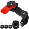 Cutyerbee Supporto per telefono moto - Ammortizzatore di vibrazione compatibile con smartphone universali (iPhone, Android, Samsung...), per manubrio della bicicletta, monopattino, quad, scooter, Twist & Lock