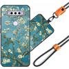 JEZSTHAI Cover Compatibile con TCL 10 SE Custodia in Silicone TPU Morbido con Cordino/Laccio Tracolla Cellulare,Antiurto AntiGraffio Protettiva Bumper Case con Disegno Motivi,Cover*A10