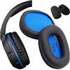 V-MOTA Cuscinetti auricolari e microfono antivento in spugna di ricambio compatibili con cuffie Turtle Beach Stealth 700/600/520/500P/500X/450/420X/400/300 (1 set) (nero)
