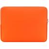 HotYou Custodia-borsa per laptop in neoprene con cerniera，35×25×1.5cm，Compatible with MacBook Pro 14/XPS 13/ThinkPad X1 Carbon 13-14 inch Laptops，Arancia