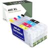 RUICAILI 405xl 405 Cartuccia Ricaricabile con Chip Reset Automatico per Epson WF-4820 WF-4825 WF-4830 WF-7830 WF-7835 WF-7310 WF-7840