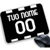 My Cust Tappetino Mouse Pad personalizzabile gadget Tifoso bianconero Maglia nome e numero 7208014 Spessore 2,5 mm