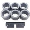 OKLILI 1SET X 838-7938 Feed Pickup Roller + Separazione Pad Compatibile con Kodak i4000 i4200 i4250 i4600 i4650 i4800 i4850 i5000 i5200 i5250 i5600 i5650 i5800 i5850 i610 i620 i640 i660 i730 i750