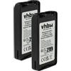 vhbw 2x batteria compatibile con Kenwood NX-420K3, TK-2143, TK-2140E, TK-2160, TK-2148, TK-2140 radio (2000mAh, 7,4V, Li-Ion)