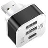 HINAYOSAN 2x USB+Tipo C di Ricarica Expander Splitter Adattatore Multiuso Connettore Per Auto Casa Accessori Da Viaggio Splitter Ricarica