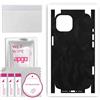 apgo SKIN BACK+SIDES RETRO+LATI Film Pellicola protettiva Protezione Posteriore per Apple iPhone 15, skin sticker film foil vinyl