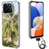 FortiCase Custodia Personalizzata con Cordino per Honor 200 Smart,Trasparente Silicone Cover,con la Tua Foto,Immagine o Scritta,per Honor 200 Smart Personalizzata Case -1ZGS