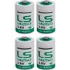 BenjiPower - 4 batterie LS14250 1/2 AA 3,6 V Li-SOCL2 al litio