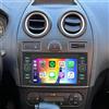Loddery 4+64G Android 13 Autoradio Stereo per Ford Fiesta MK5 VI 2006-2008 con Wireless Carplay Android Auto, 2 Din 7 pollici Touch Screen Radio Bluetooth con GPS WiFi SWC Mirror Link AHD Backup Camera