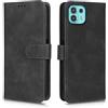 DESSEN Cover Per Motorola Moto Edge 20 Lite, con Slot per Schede E Funzione di Supporto, Custodia in Pelle PU Premium Stile Portafoglio con Chiusura Magnetica.Nero