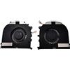 fqparts Laptop CPU Raffreddare Fan per dell XPS 15 9530 Nero