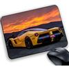 My Cust Tappetino Mouse Pad Personalizzabile Gadget compatibile per appassionati Maranello automobile gialla sfondo cielo
