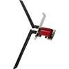 Elprico Scheda PCIE WiFi, Scheda PCIE WiFi 1200Mbps Dual Band per 7 8 10 11 per PC Desktop